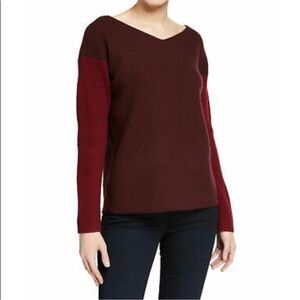 Vince Wool Cashmere Blend Color Block Sweater - Size XS